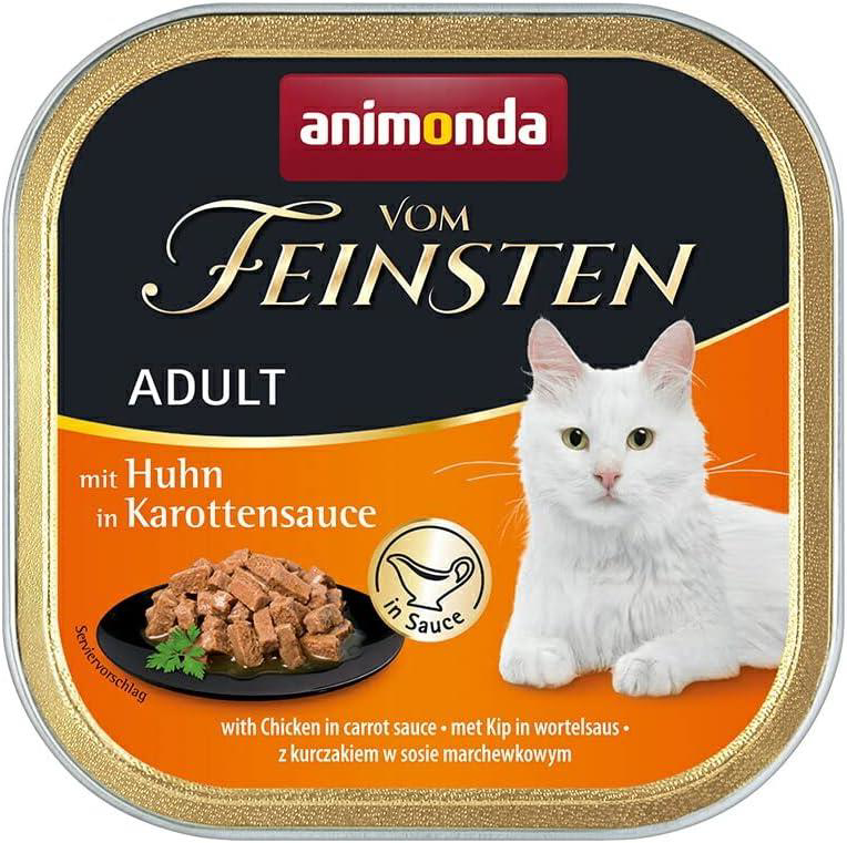 Animonda  Vom Feinstein Havuç Soslu Tahilsiz Tavuklu Kedi Yaş Mama