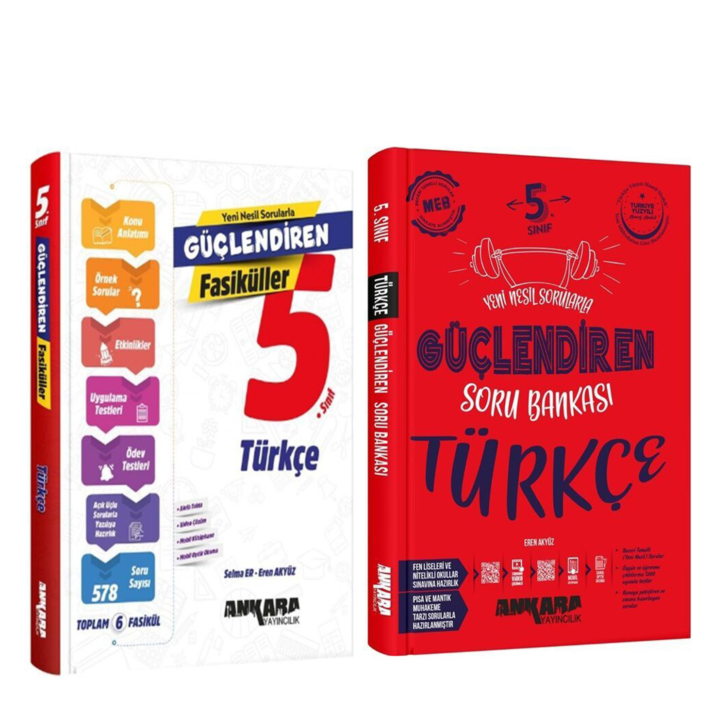 Ankara Yayincilik  5.Sinif Türkçe Güçlendiren Konu Fasikül Ve Soru