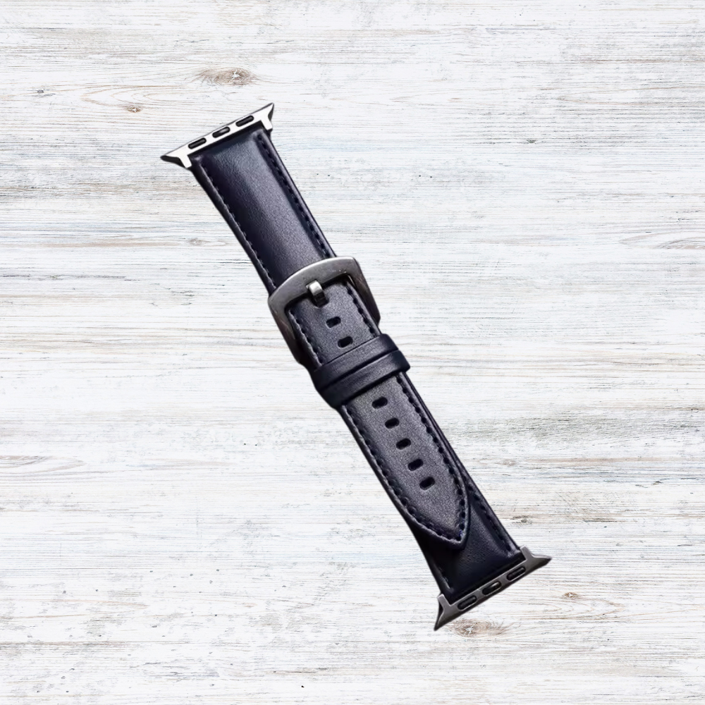 Evimdeyokyok Apple Watch Deri Kordon 38 40 41 Mm  Lacivert Tdrtr
