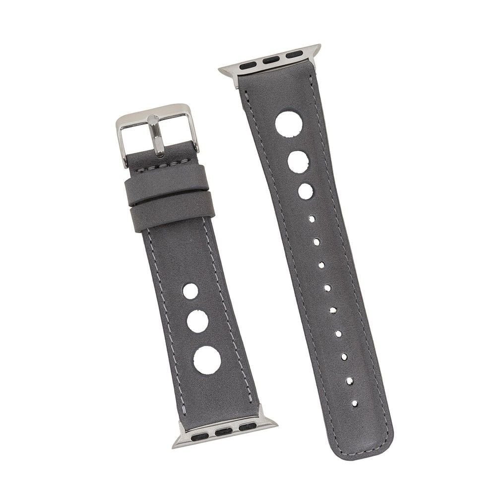 Apple Watch Uyumlu Deri Kordon Çember 42-44-45mm RST9