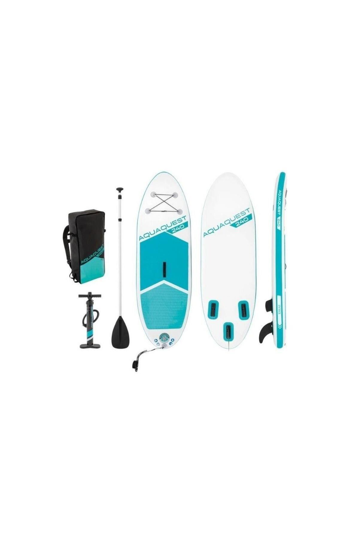 İntex Aqua Quest 240 Şişme Sup Paddle Board Set Kürek Sörfü