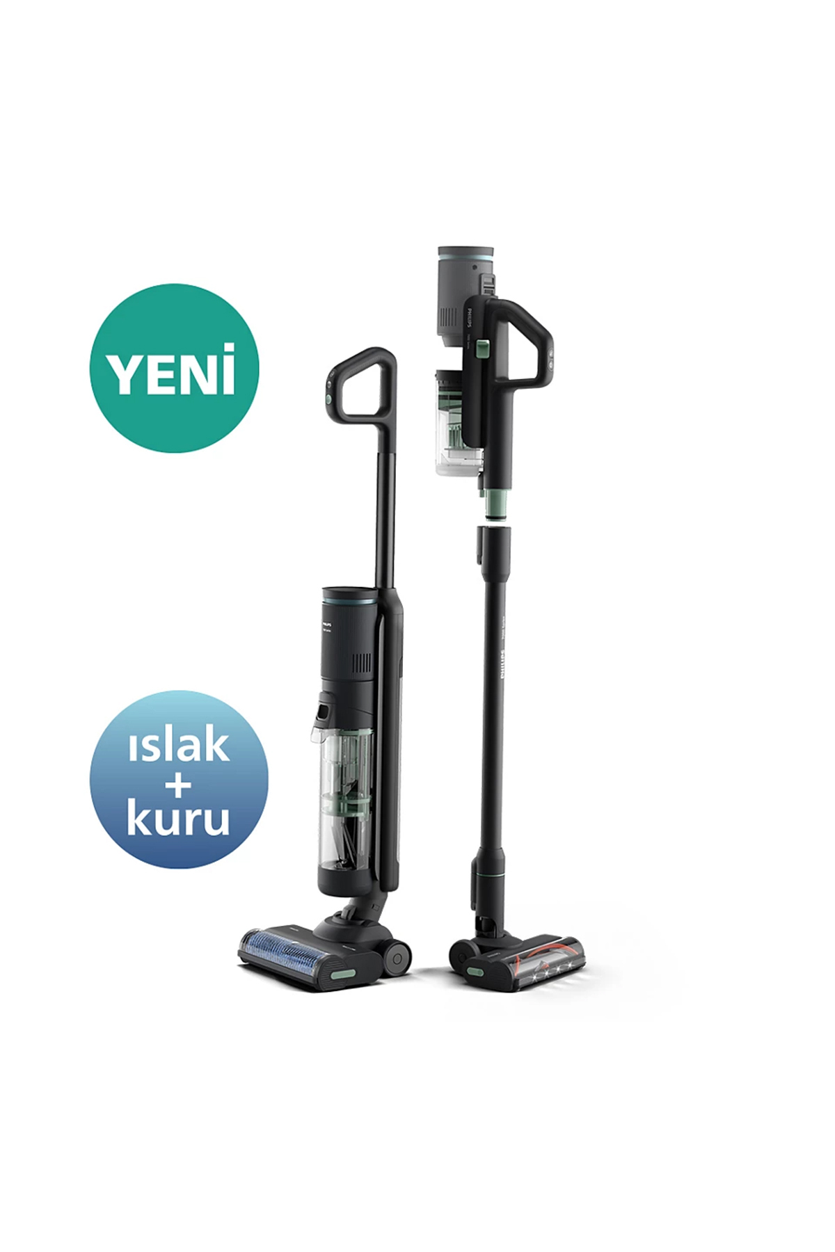 Philips Aqua Trio Kablosuz Dikey Süpürge Xw7263/11