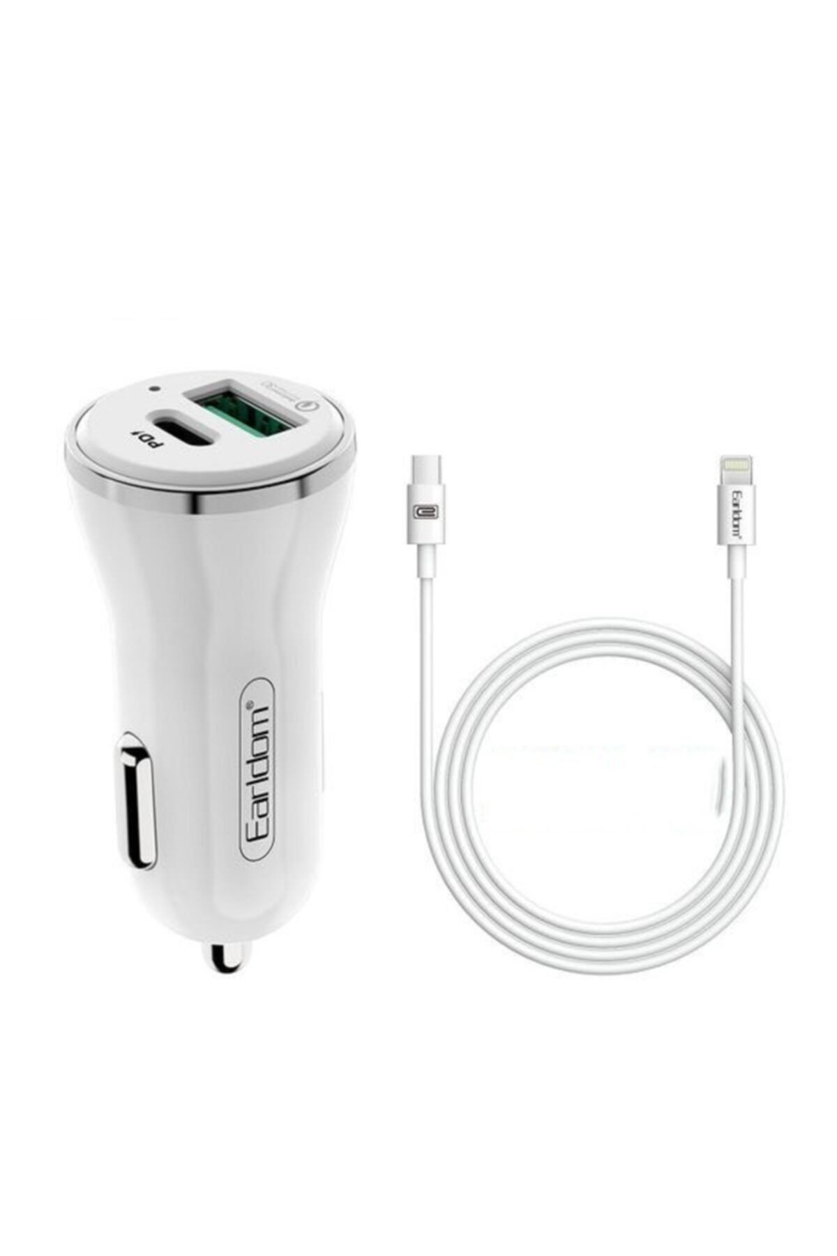 Junglee Araç Çakmaklik Şarj Başliği 2 Usb 12-24V 18W Qc3.0+Pd Hizli Şarj