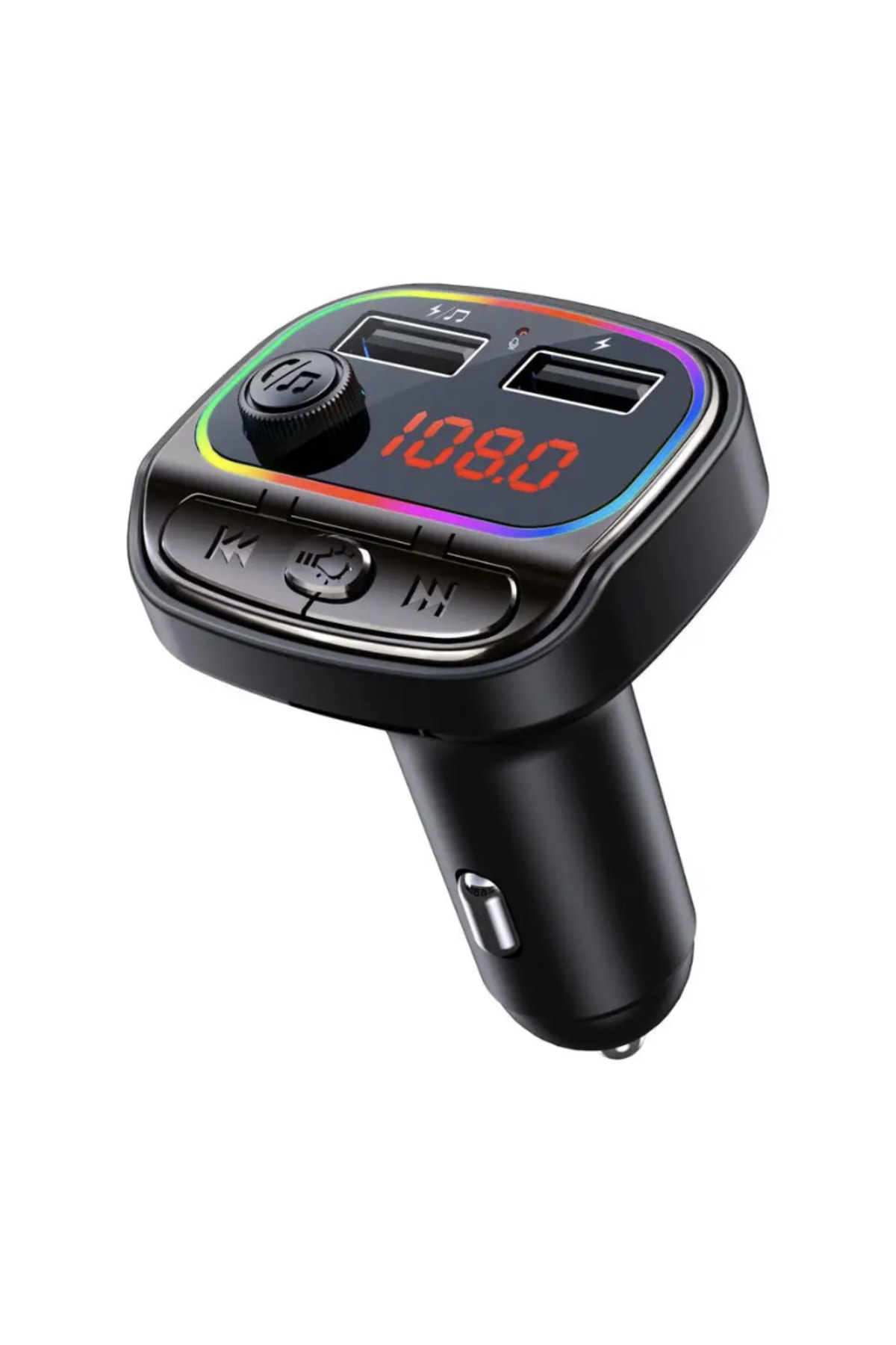 Rosepremium Araç Fm Transmitter Bluetooth Usb Mp3 Sd Kart C21