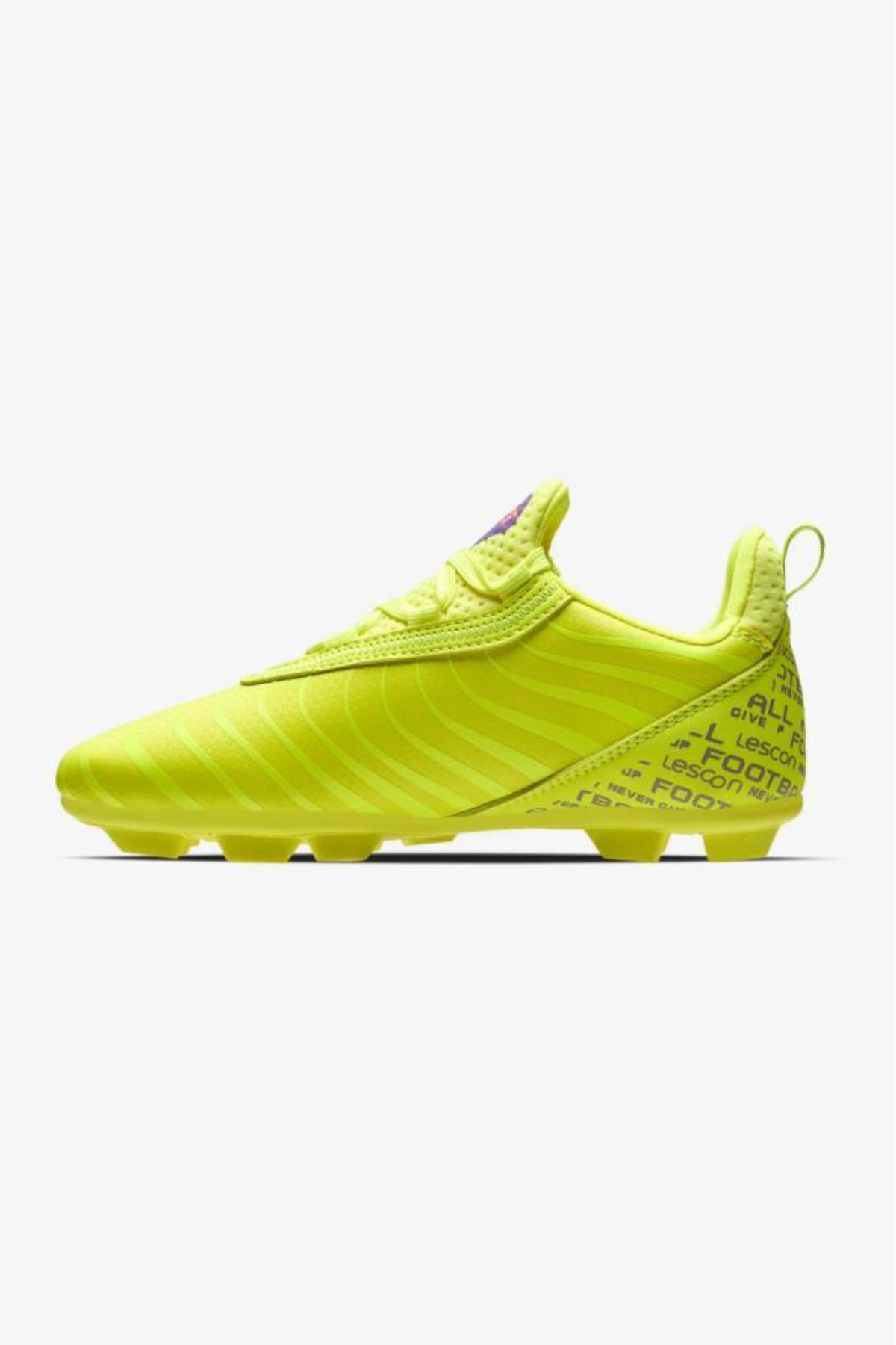 Lescon Ares 5 25Bac0araref-Foy Neon Yeşil Çocuk Futbol Krampon