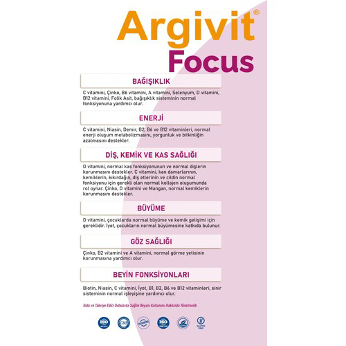 Argivit Focus Ikilli Avantajlı Aile Paketi 2x150ml