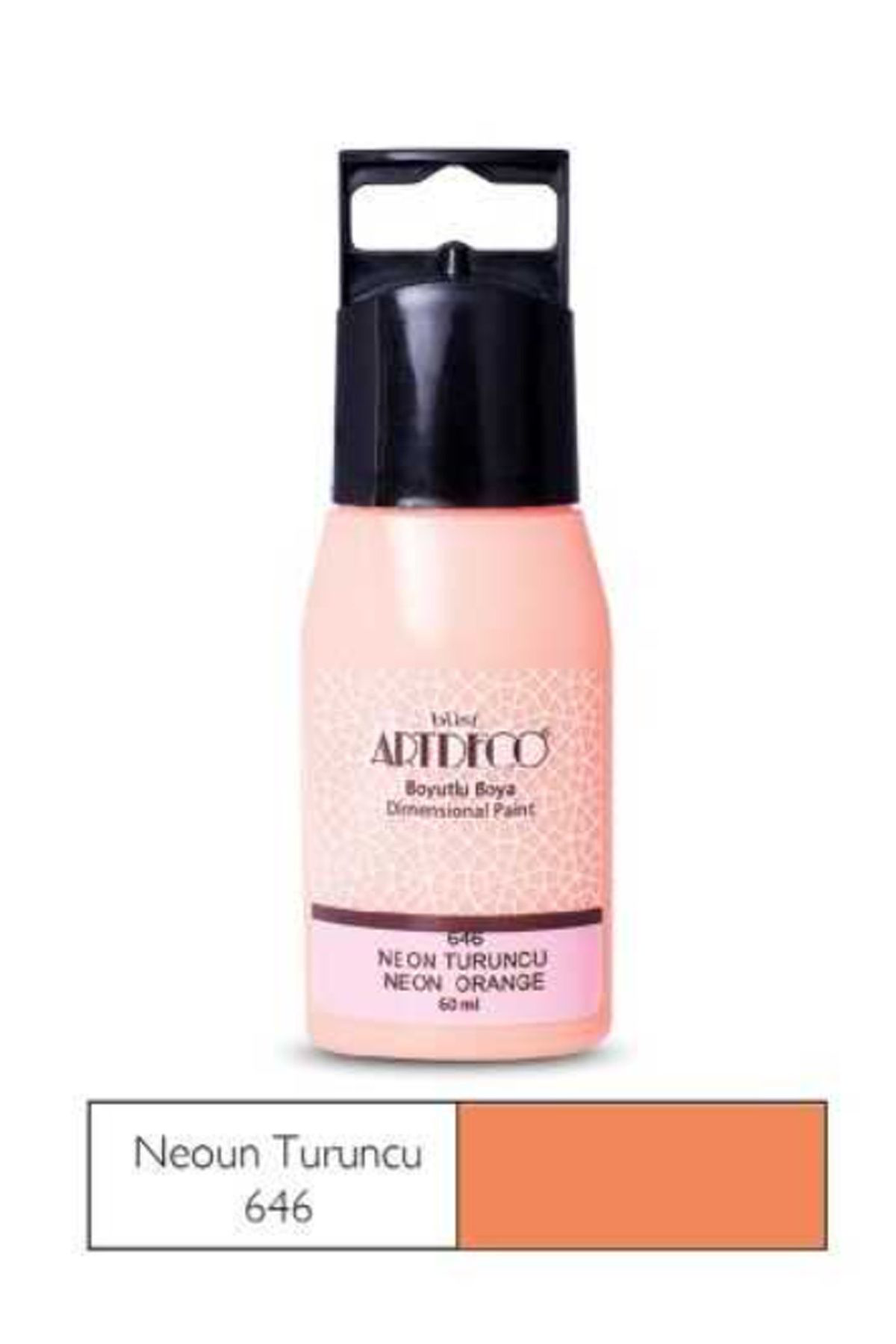 Cexos Artdeco Neon Boyutlu Boya 60Ml Neon Turuncu 646 - Cbt1383-9014