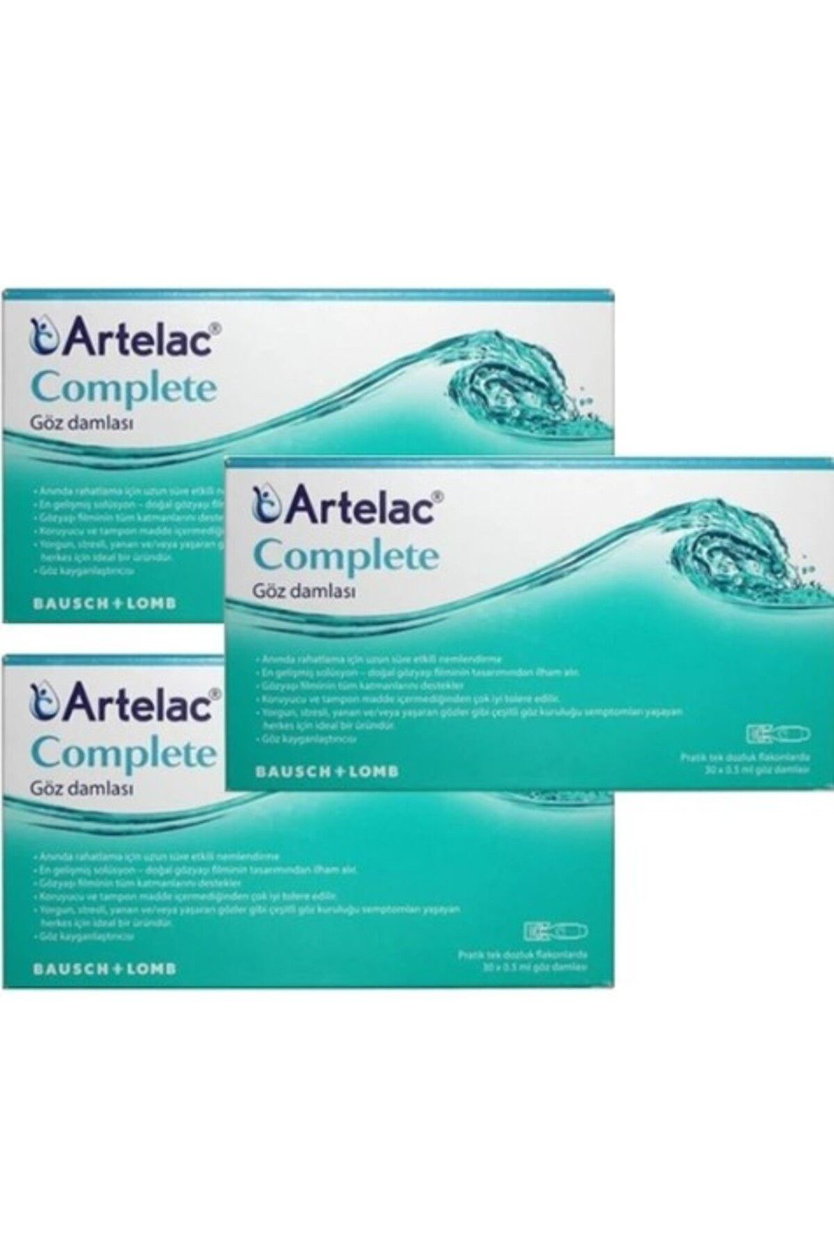 Bausch & Lomb Artelac Complete Göz Damlasi 30 Flakon 0,5 Ml 3 Adet