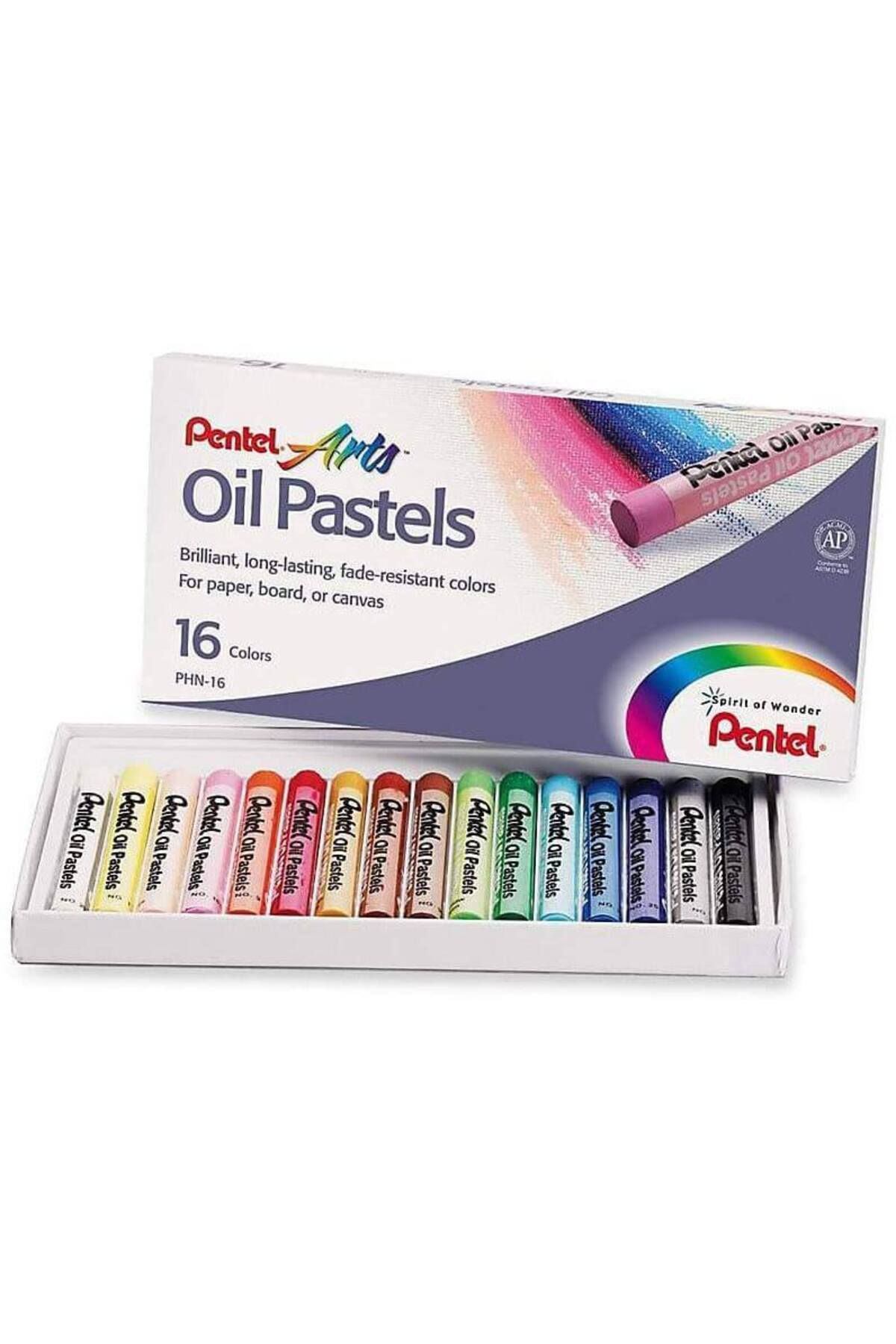 Pentel Arts Yağli Pastel Boya - 16 Renk / Yphn16