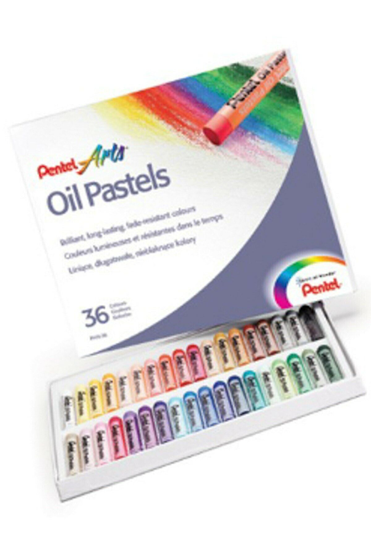 Pentel Arts Yağli Pastel Boya - 36 Renk / Yphn36