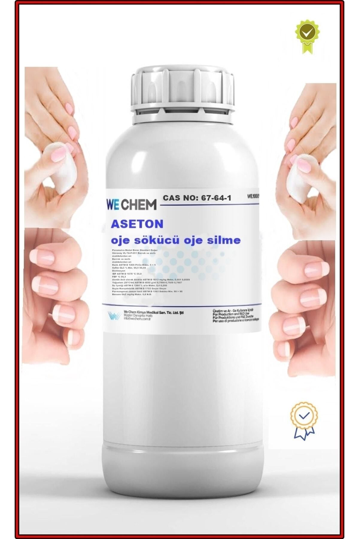 We Chem Aseton Oje Sökücü Oje Silme 1 Lt
