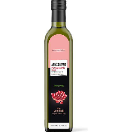 Asia's Dreams Nar Çekirdeği Soğuk Sıkım Yağ 250 Ml