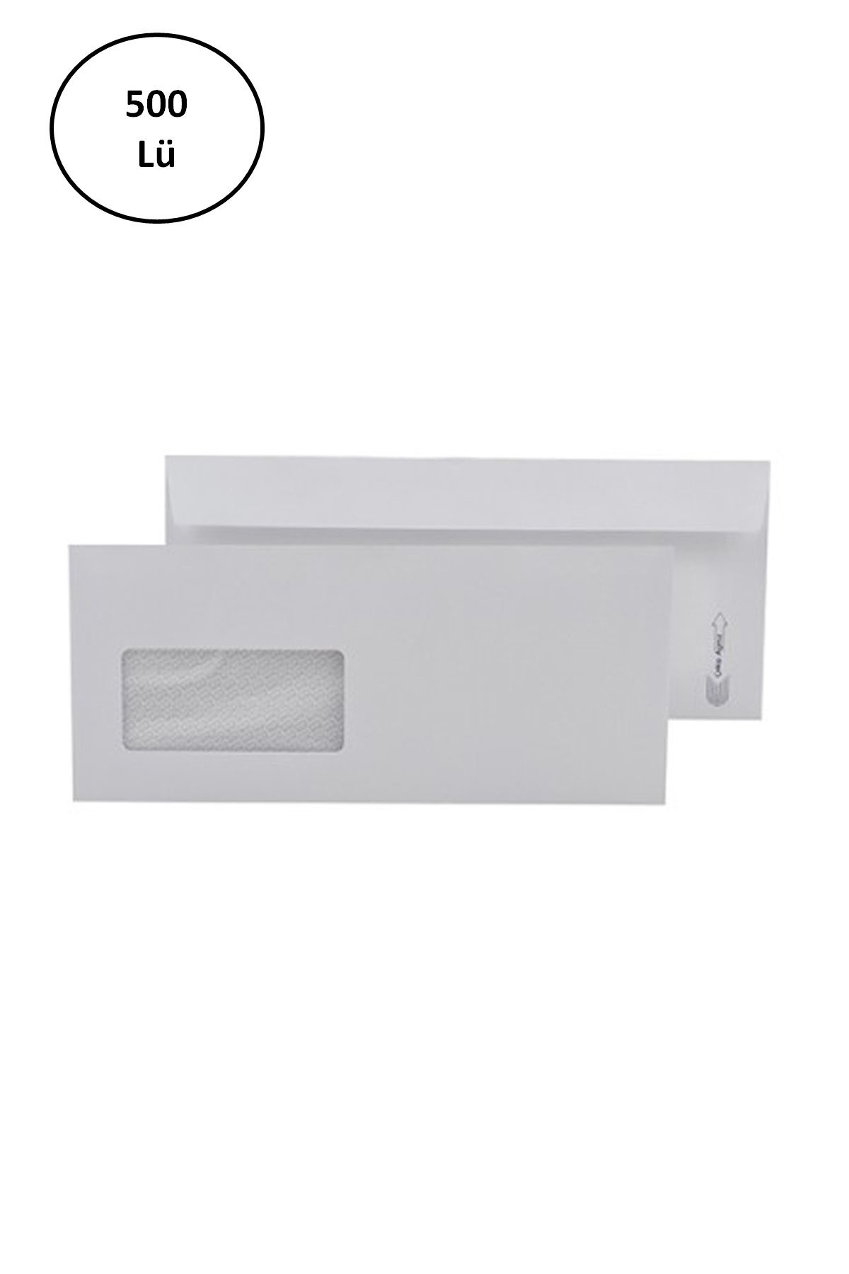 Cexos Asil Doğan As-1001 Diplomat Zarf Pencereli 105X240 90 Gram 500'Lü - Cbt5470-2373