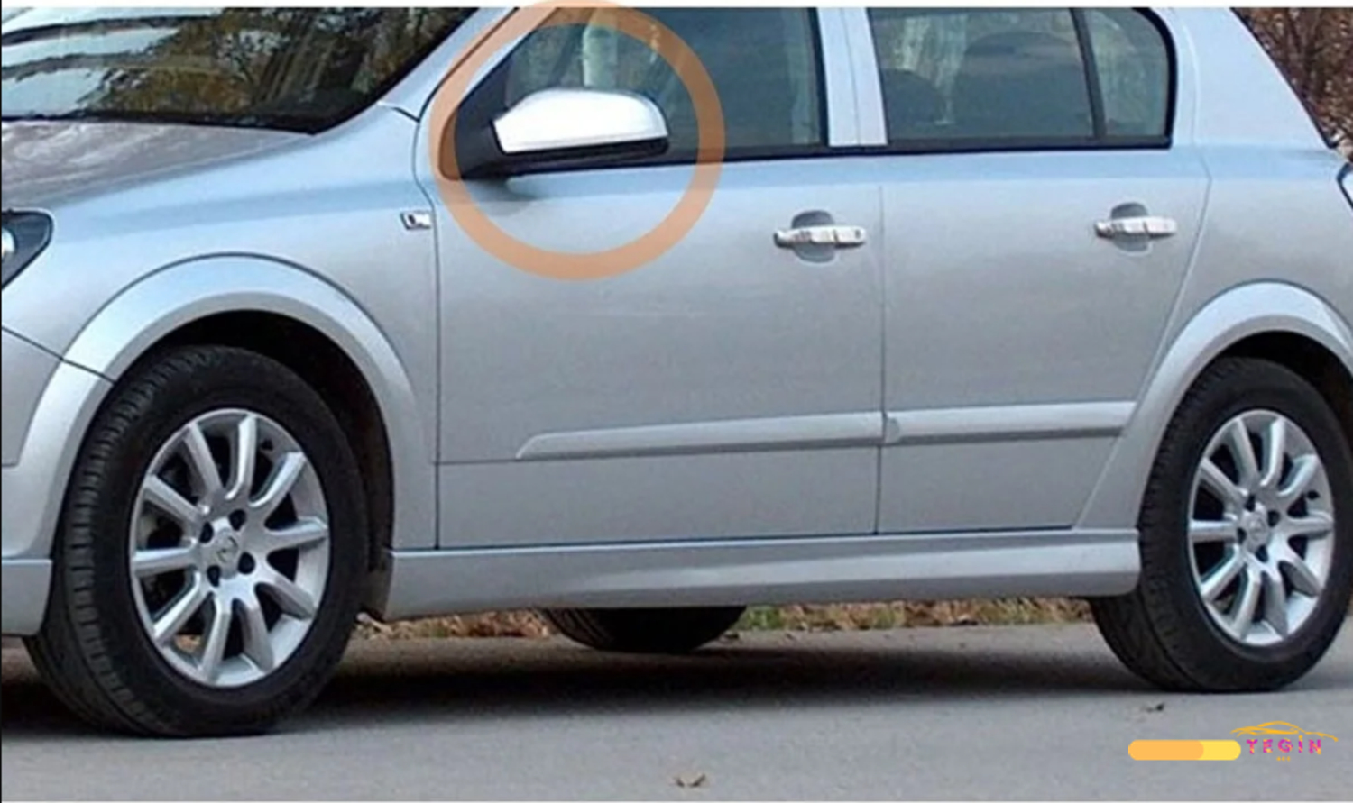 Astra H HB 2004-2009 Ayna Kapağı 2 Parça Paslanmaz Çelik