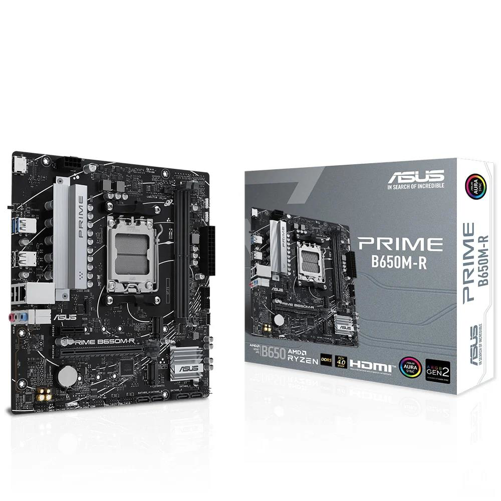 Asus Prime B650M-R 7200MHz (OC) DDR5 Soket AM5 M.2 HDMI mATX Anak