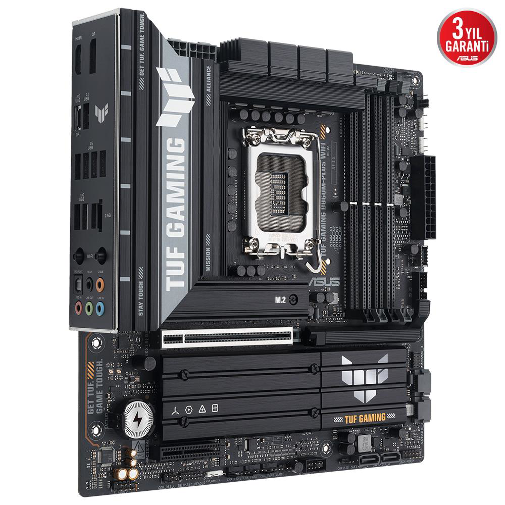 Asus TUF Gaming B860M-PLUS WIFI 8800MHz OC DDR5 Soket 1851 M.2 US