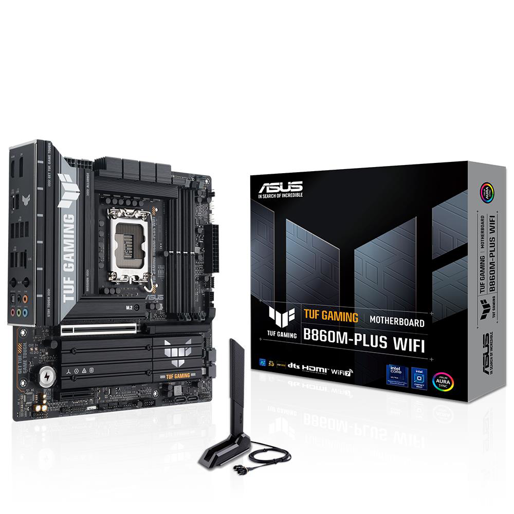 Asus TUF Gaming B860M-PLUS WIFI 8800MHz OC DDR5 Soket 1851 M.2 US