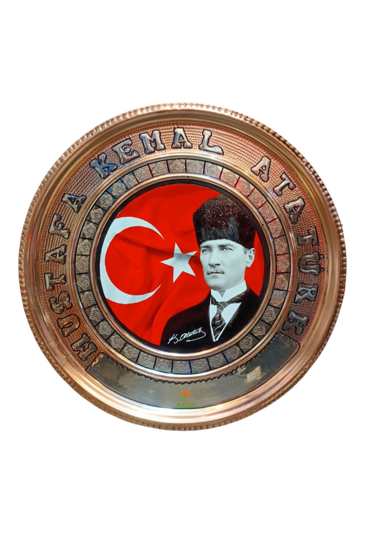 Safir Atatürk Tablo Bakir Tablo M.K.Atatürk Tablosu Özel Elişçiliği A++