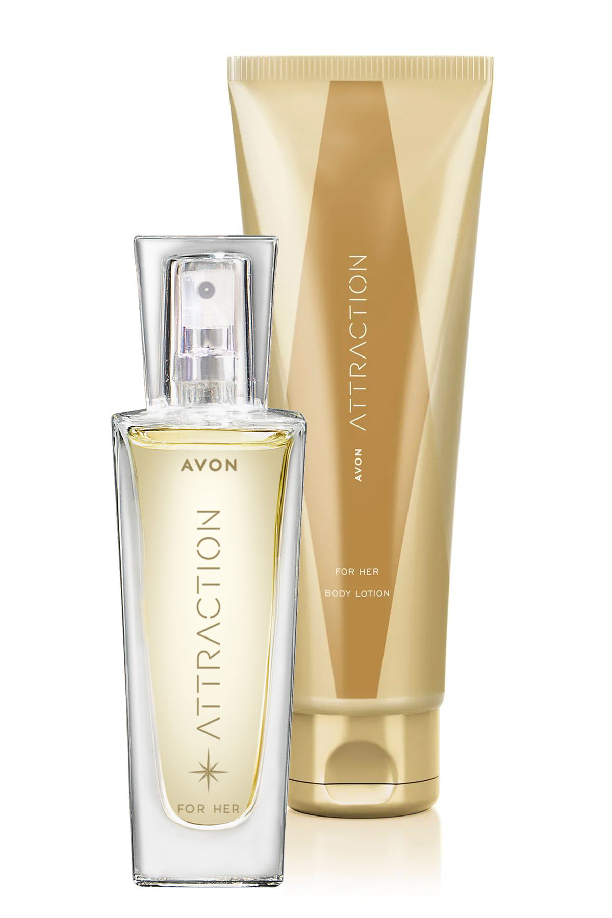 Avon Attraction Kadin Parfüm 30 Ml. Ve Vücut Losyonu Paketi