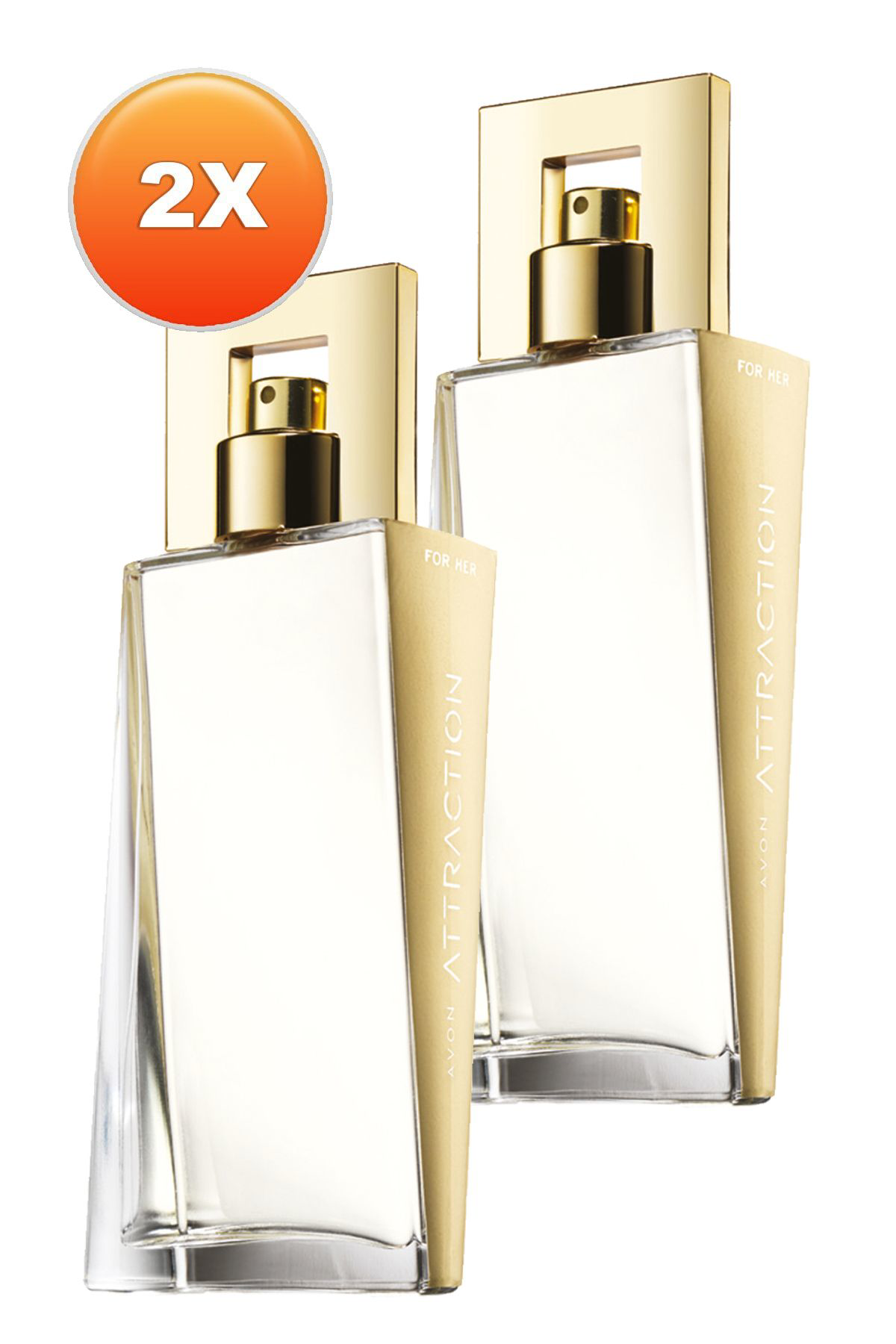 Avon Attraction Kadin Parfüm Edp 50 Ml. İkili Set