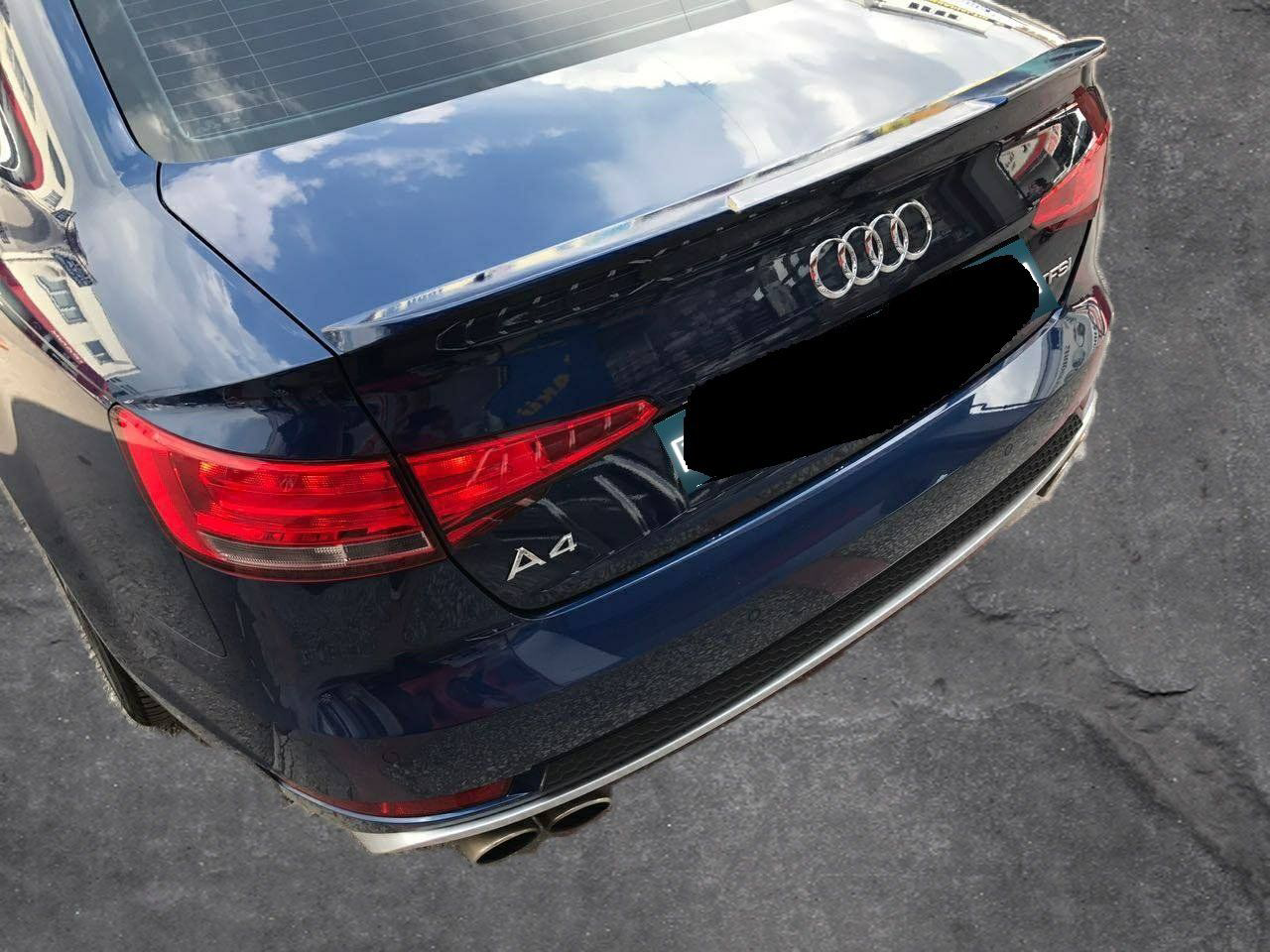 Drs Tuning Audi A4 Uyumlu Anatomik Spoiler Boyali -2017