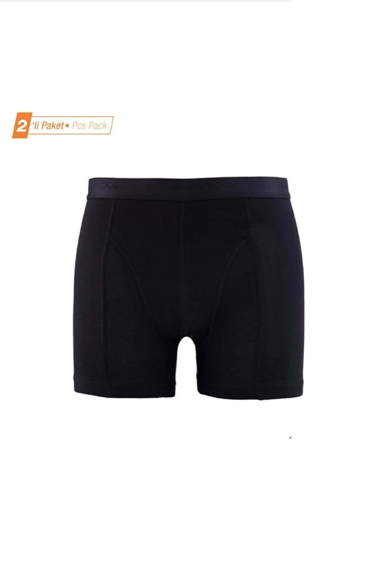 Blackspade Aura Organik 2'Li Paket Extra Konfor Özel Erkek Boxer