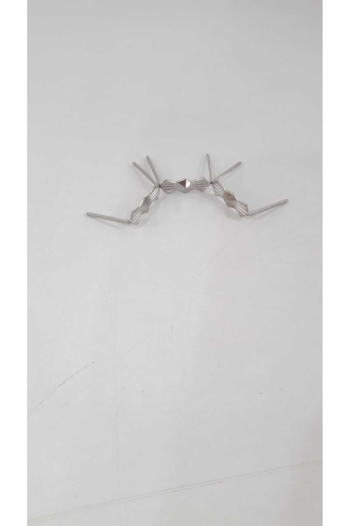 Ada Avize Avize Bağlanti Aparati Papyon Gümüş Renk 100 Adet(33Mmx3,5Mm)