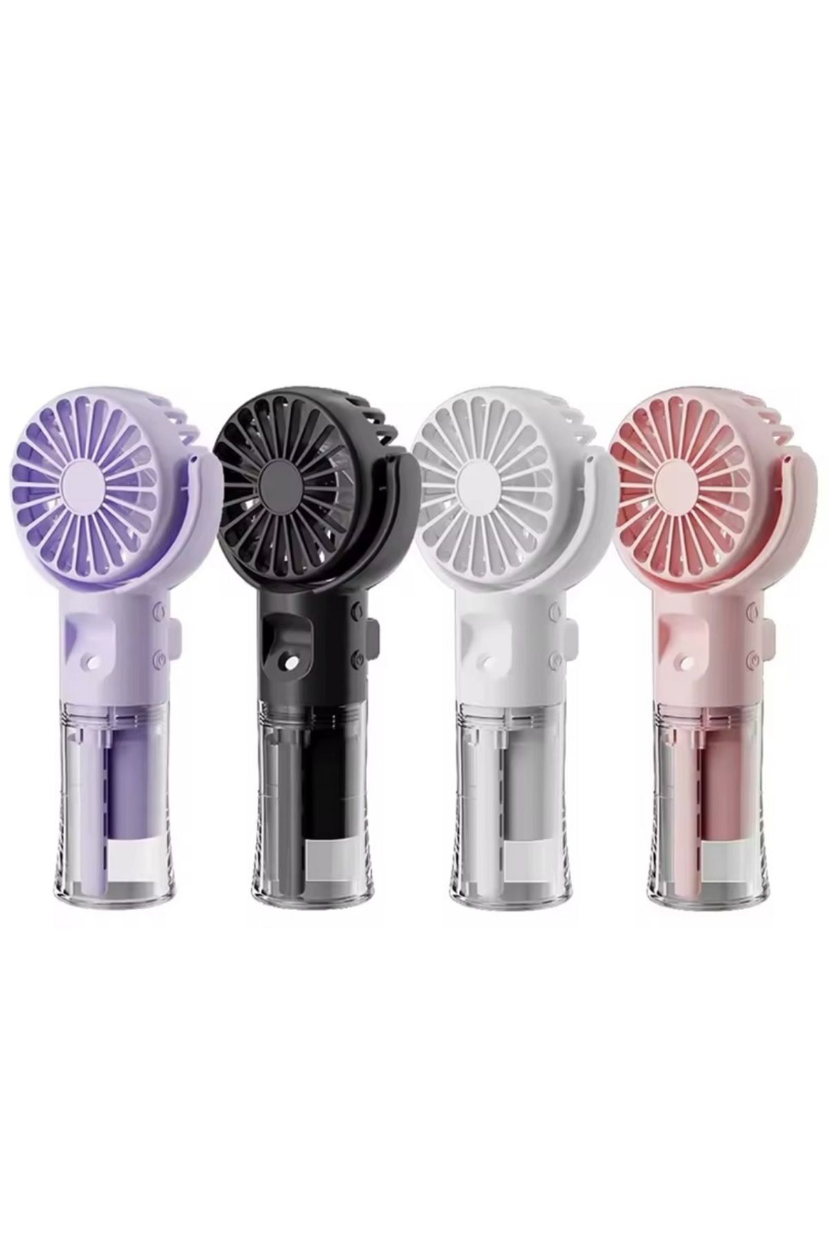 Rosepremium Avuç İçi Taşinabilir Su Spreyli Şarjli Mini Vantilatör El Fani F4