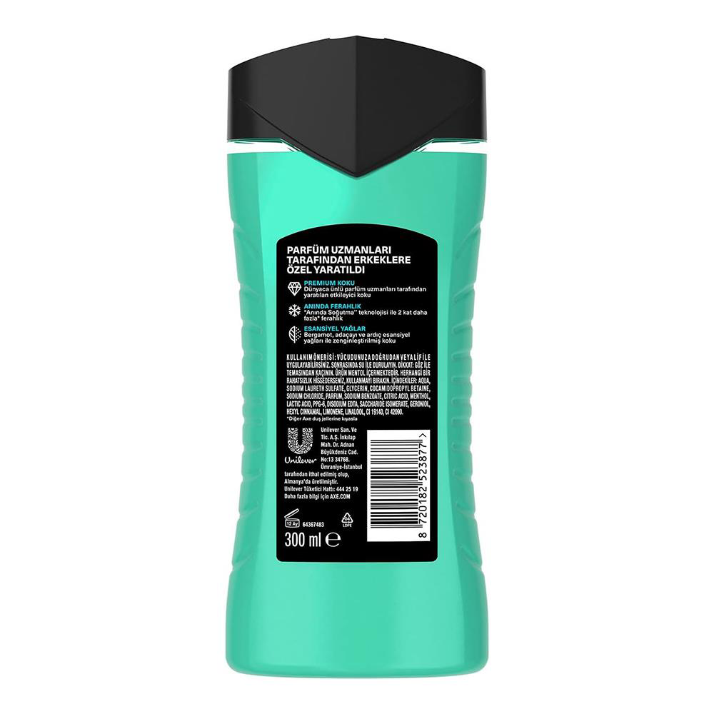 Axe  Premium Collection Aqua Bergamot 3İn1 Duş Jeli 300Ml