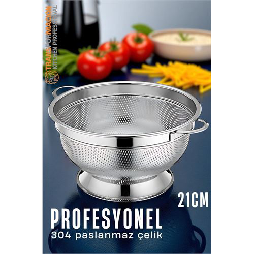 Ayaklı Kevgir - 304 Paslanmaz Çelik Profesyonel Ayaklı Süzgeç 21