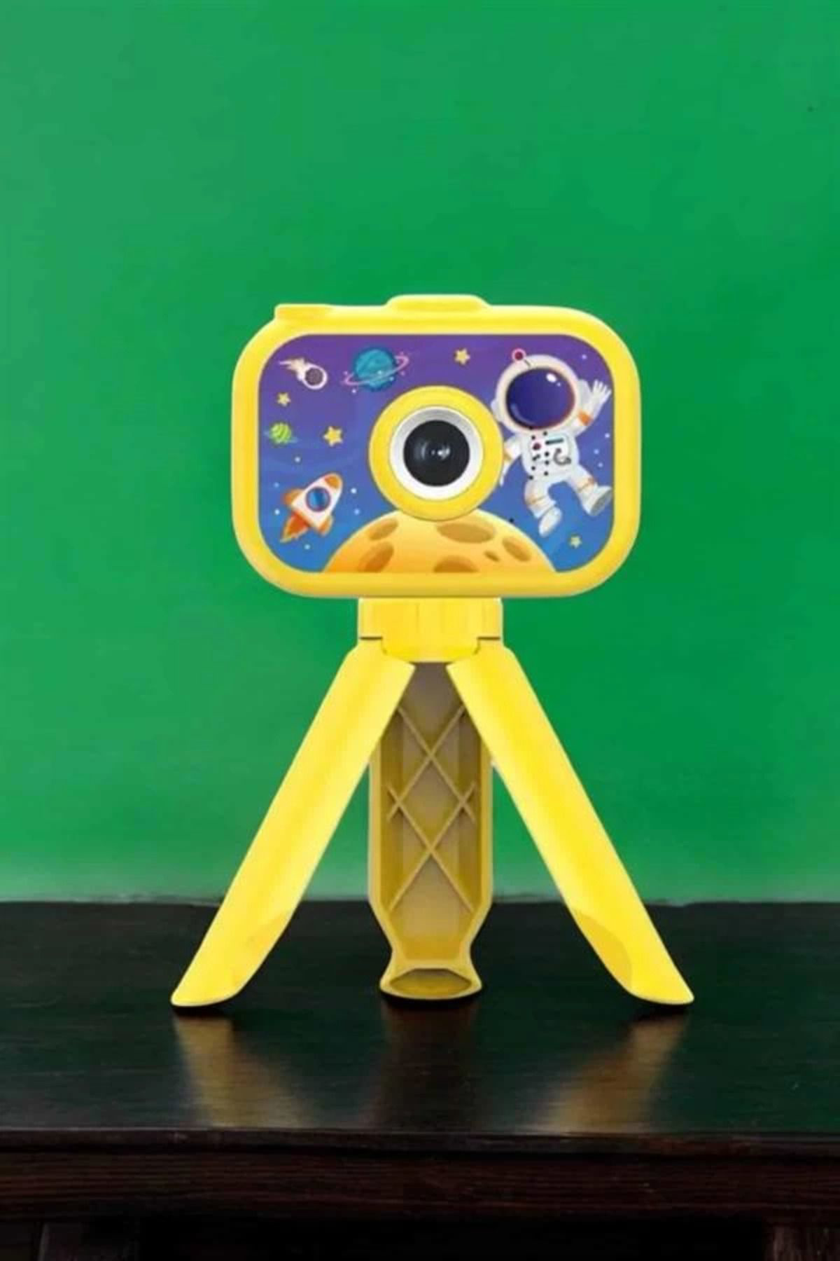 Pamiravm Ayakli Mini Fotoğraf Makinesi Çocuk İçin Eğitici Video Kamera (Ko