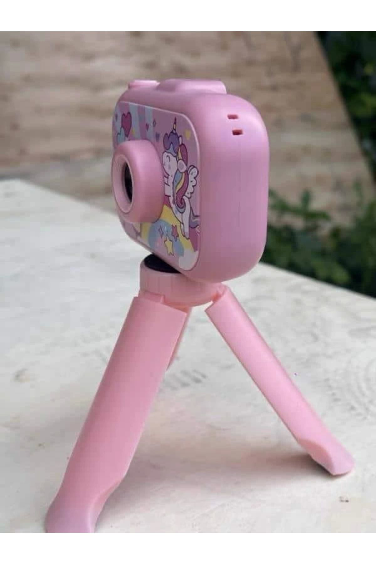Pamiravm Ayakli Mini Fotoğraf Makinesi Çocuk İçin Eğitici Video Kamera (Ko