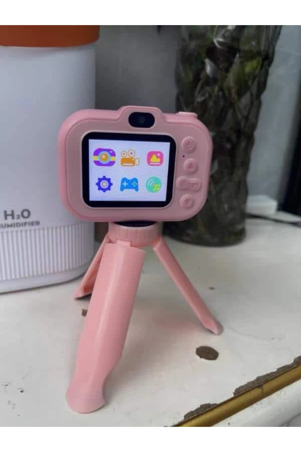 Pamiravm Ayakli Mini Fotoğraf Makinesi Çocuk İçin Eğitici Video Kamera (Ko