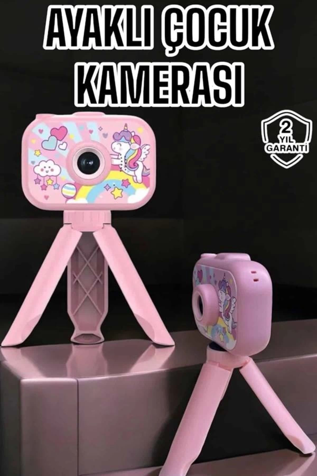 Pamiravm Ayakli Mini Fotoğraf Makinesi Çocuk İçin Eğitici Video Kamera (Ko