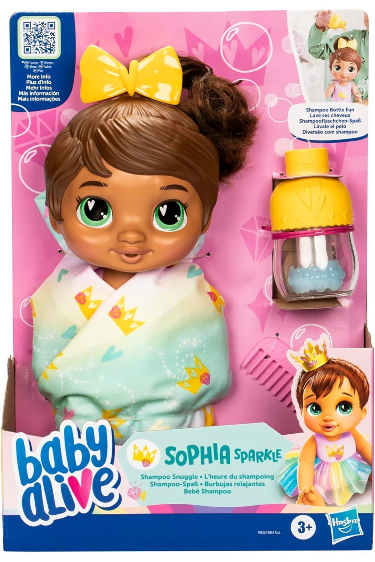 Hasbro Baby Alive Bebeğimle Şampuan Eğlencesi