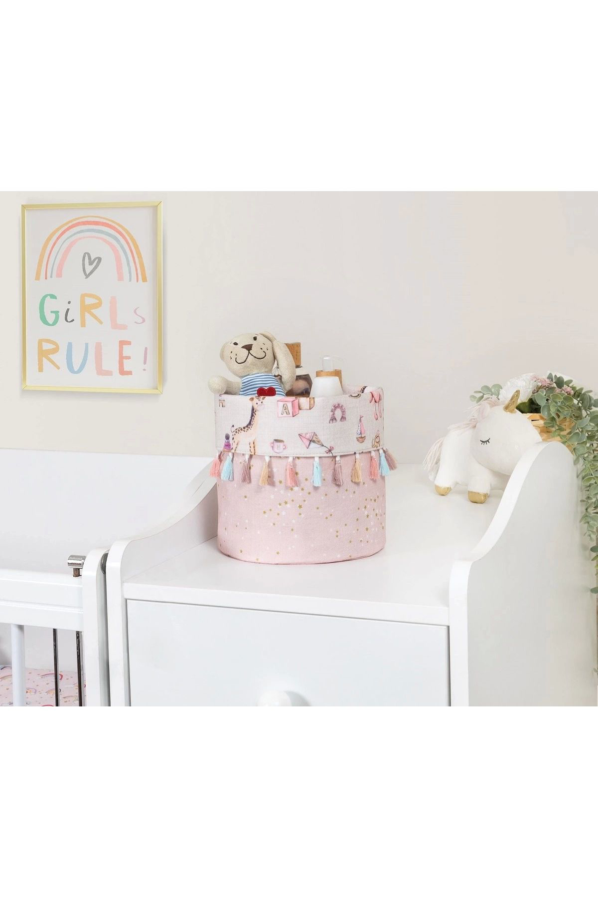 Yusuftex Baby Kullanimi Kolay Desenli Taşinabilir Düzenleyici Yuvarlak Sep