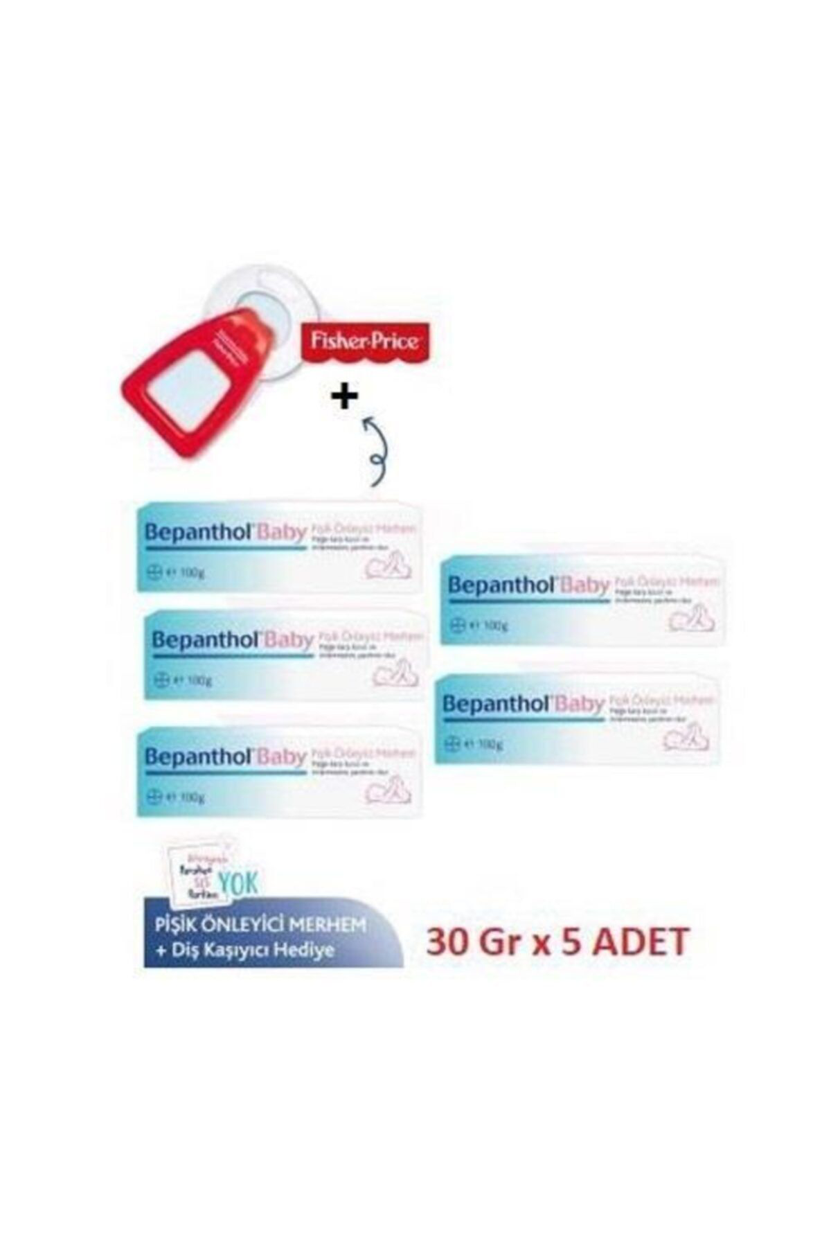 Bepanthol Baby Pişik Önleyici Merhem 30 Gr 5 Adet Skt:02/2022
