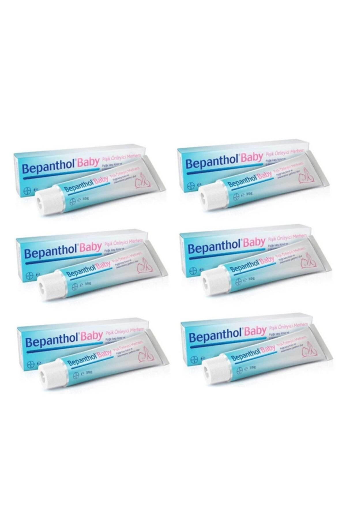 Bepanthol Baby Pişik Önleyici Merhem 30 Gr X6 Adet