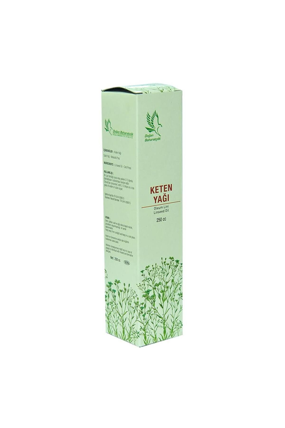 Doğan Baharatçilik Keten Yaği 250 Ml Doğal Saf Cam Şişe