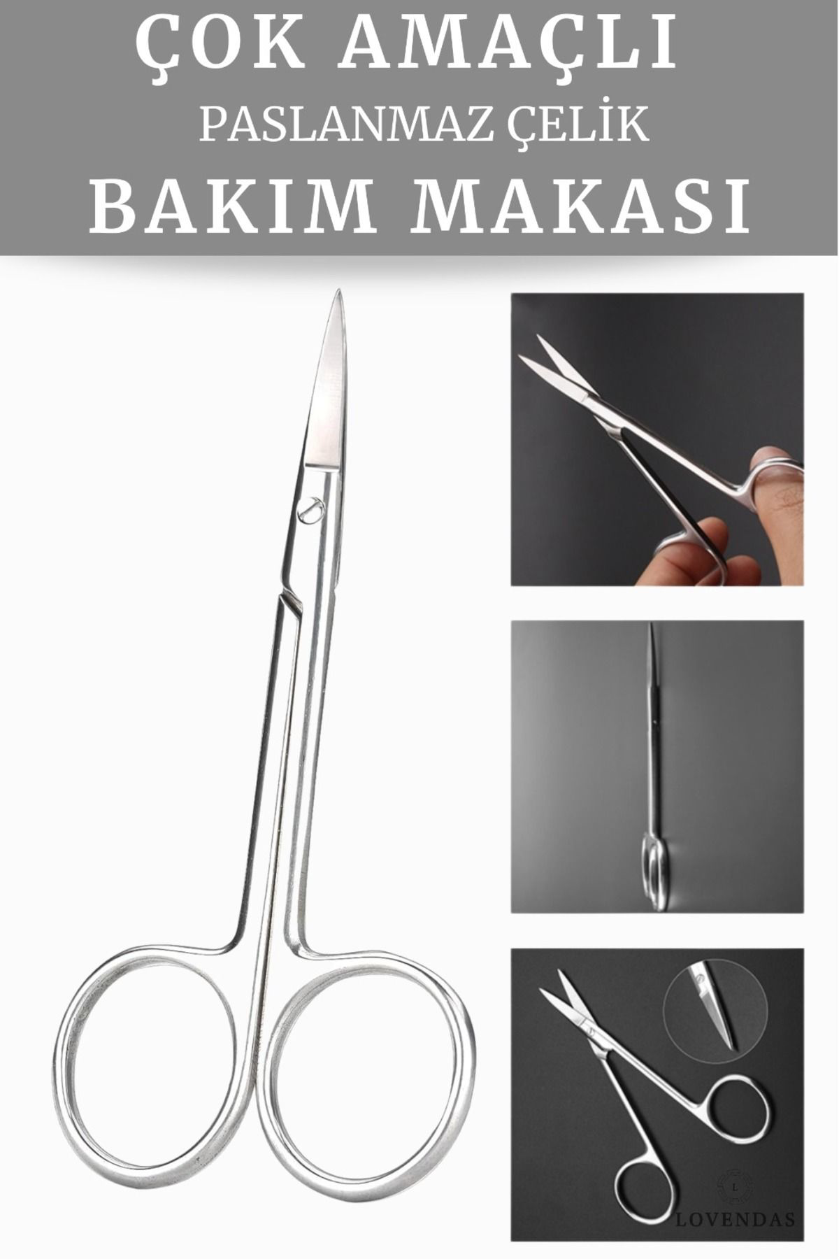 Lovendas Bakim Makasi Paslanmaz Çelik - Çok Amaçli Makas