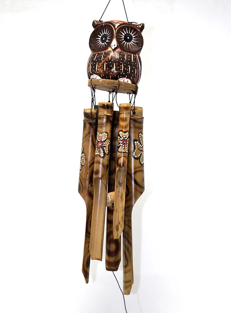 Byntr Bambu Baykuşlu Çan 60 Cm No:1