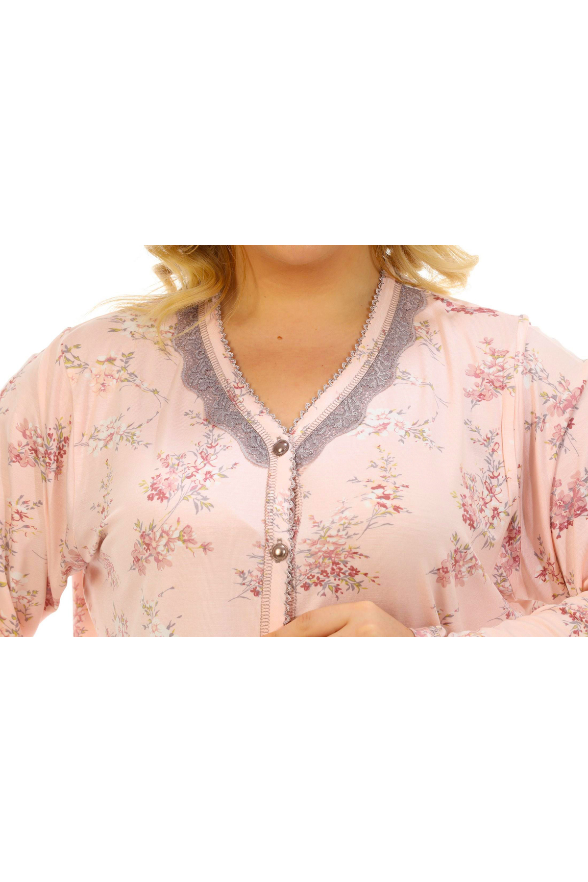 Etoile Bambu Büyük Beden Kadin Pijama Takimi