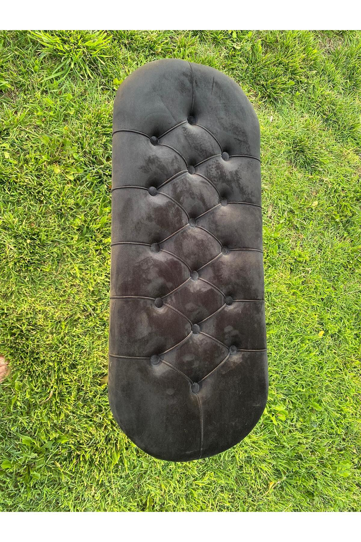 Elif Aksesuar Bambu Metal Ayak Tasarimli Bench