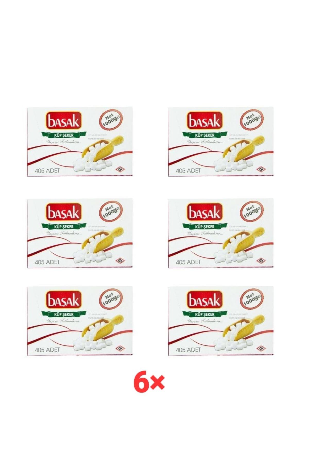 Başak  Küp Şeker 1 Kg 6’Li Paket