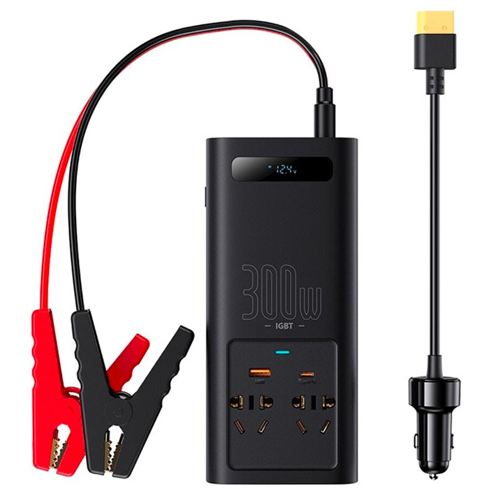 Baseus  İgbt Power İnverter 300W Ac 220V Araç İçi Çakmak Çevirici 