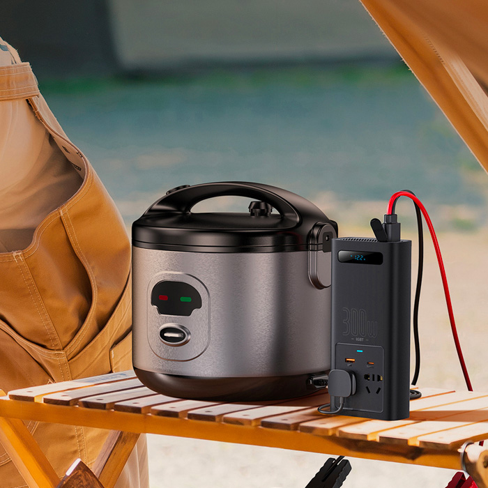 Baseus  İgbt Power İnverter 300W Ac 220V Araç İçi Çakmak Çevirici 