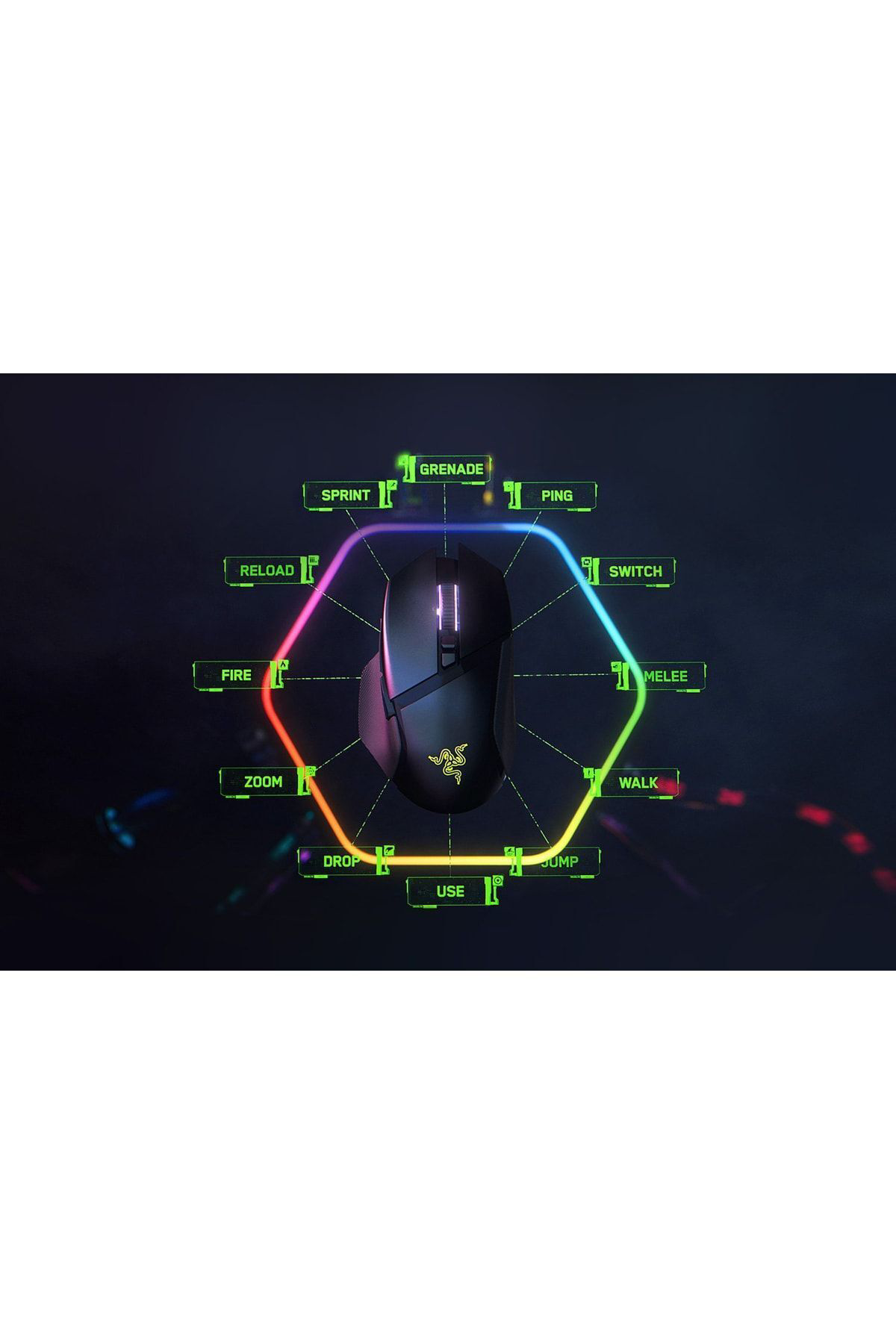 Razer Basilisk V3 Pro Siyah Kablosuz Gaming Mouse Rz01-04620100-R3g1