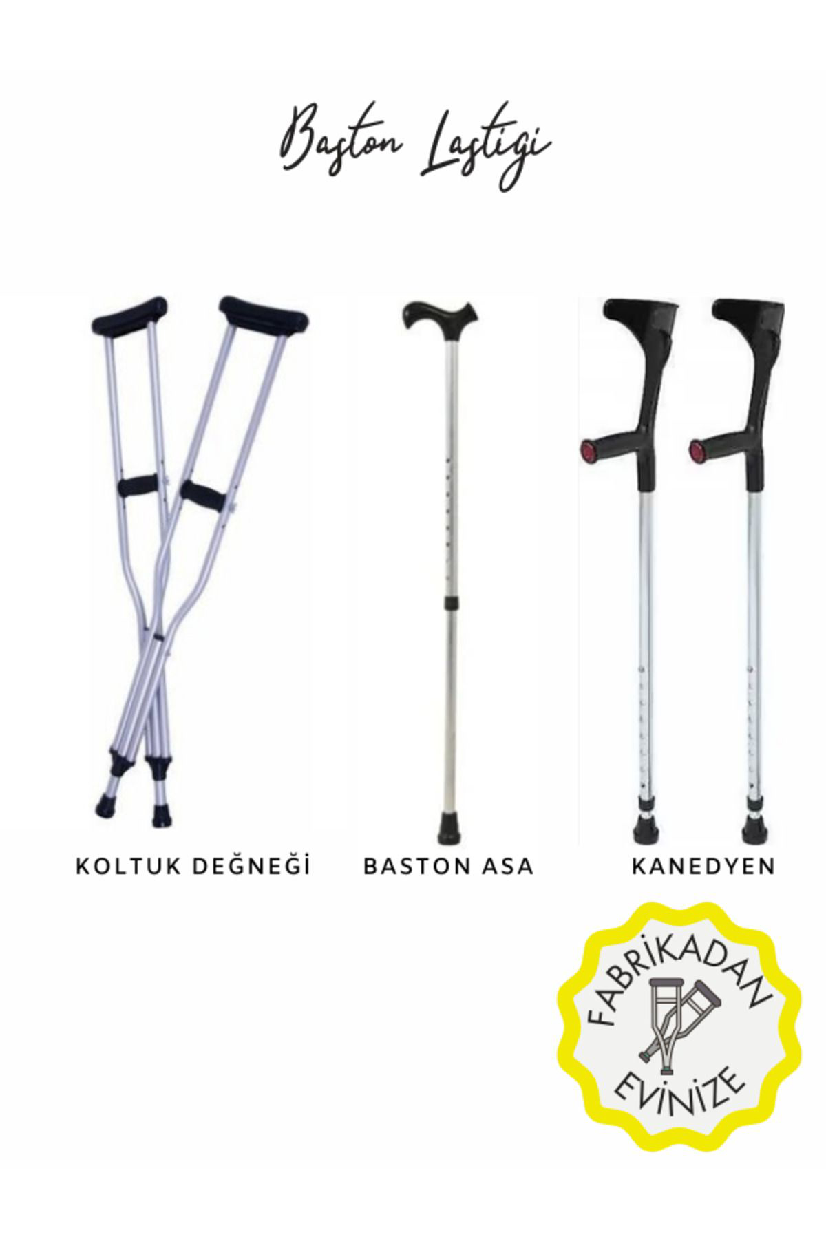 Rabir Baston Lastiği Kaymaz Lastik 4 Adet
