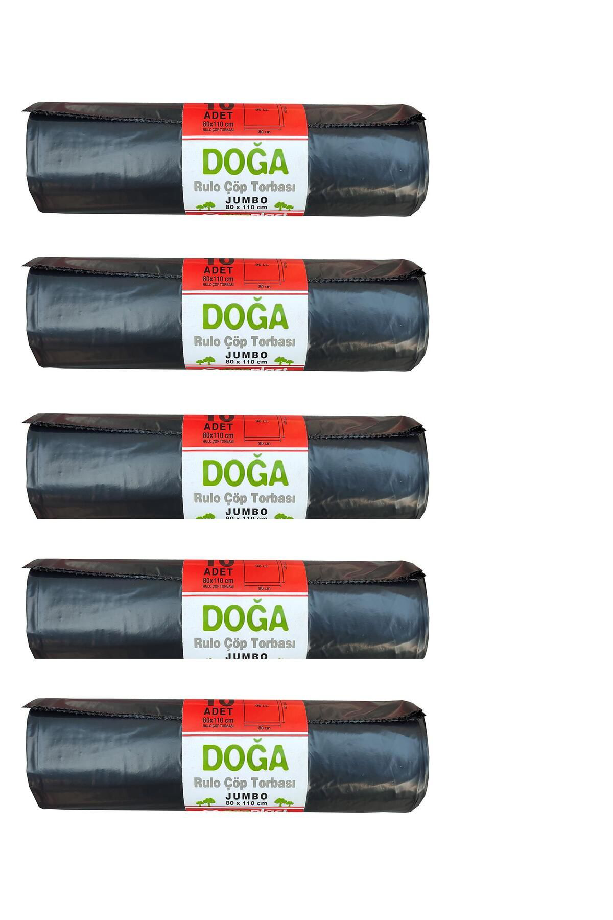 Ecoplast Battal Boy Çöp Torbasi Poşeti - 500 Gr. - 90 Litre - 80 X 110 Cm 