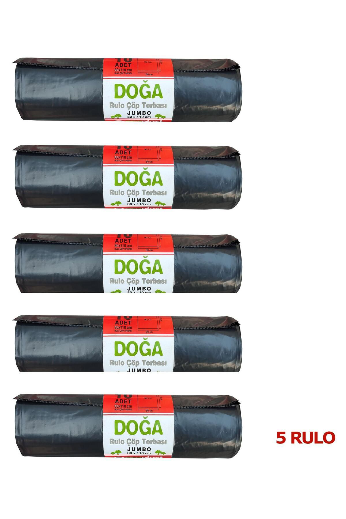 Ecoplast Battal Boy Çöp Torbasi Poşeti - 500 Gr. - 90 Litre - 80 X 110 Cm 